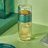Théière en Verre <br> Infuseur à Thé Portable 280-380ml