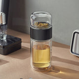 Théière en Verre <br> Infuseur à Thé Portable 280-380ml