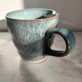 Mug en Céramique <br> Émaillé Bleu 400-500ml
