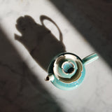 Théière en Céramique Turquoise <br> Artisanale 130ml