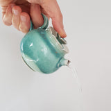 Théière en Céramique Turquoise <br> Artisanale 130ml