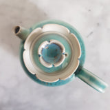 Théière en Céramique Turquoise <br> Artisanale 130ml