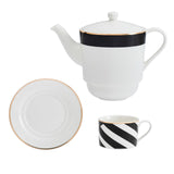 Théière avec Tasse Incorporée <br> Art Déco 500ml