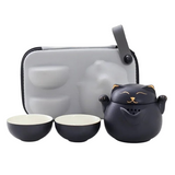 Théière Nomade avec Tasses <br> Chat 200ml