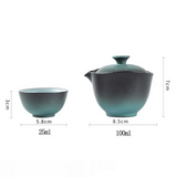 Théière Chinoise de Voyage <br> Service 2 Personnes 100ml