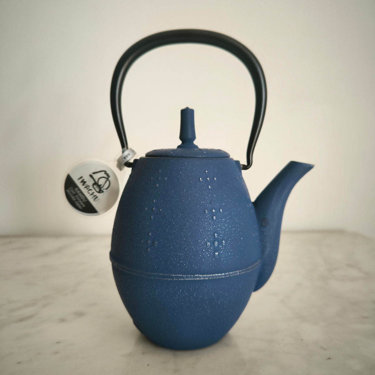 Superbe Théière En Fonte Bleue - Élégante Et Authentique - Bon État