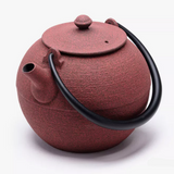 Théière Fonte Japonaise Rouge Wazuqu Hikime