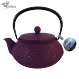 Théière en Fonte Japonaise Violette