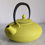 Théière Jaune en Fonte