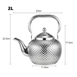 Théière en Inox <br> Avec Filtre Inox 1.2/1.5/2L