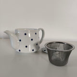 Théière Porcelaine Filtre Inox