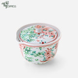 Théière Japonaise en Porcelaine Blanche <br> Hohin Sai Aka Aoe Kacho 230ml