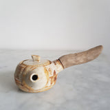 Théière en Céramique <br> Poignée Bois 65ml