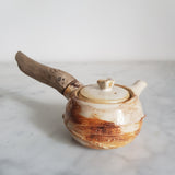 Théière en Céramique <br> Poignée Bois 65ml