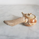 Théière en Céramique <br> Poignée Bois 65ml