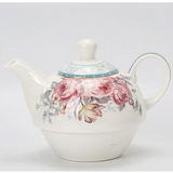 Théière Porcelaine Fleurs