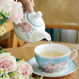 Théière Solitaire Anglaise en Porcelaine
