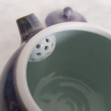 Théière en Porcelaine Violette <br> Artisanale 140, 160, 180ml