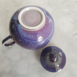 Théière en Porcelaine Violette <br> Artisanale 140, 160, 180ml