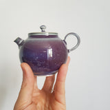 Théière en Porcelaine Violette <br> Artisanale 140, 160, 180ml