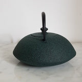Théière en Fonte Japonaise Verte <br> Wazuqu Muji 650ml