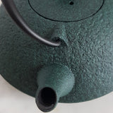 Théière en Fonte Japonaise Verte <br> Wazuqu Muji 650ml
