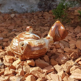 Théière artisanale en grès