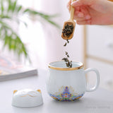 Mug Chat en Porcelaine <br> avec infuseur 320ml