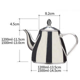 Bouilloire en Inox <br> Théière 1.2-1,5L