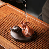 Tea Pets <br> Buffle en Argile