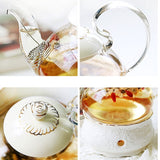 Théière en Verre et Porcelaine <br> avec Réchaud 600ml