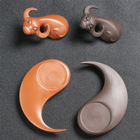 Tea Pets <br> Buffle en Argile