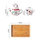 Théière Forme Chat <br> Maneki Neko 300ml