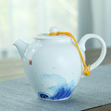 Petite Théière Chinoise Porcelaine