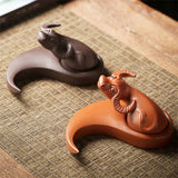 Tea Pets <br> Buffle en Argile