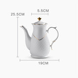 Théière Style Anglais <br> en Porcelaine 1L - 1.6L