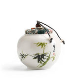 Boîte à thé Porcelaine et Tissu
