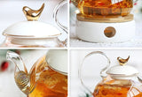 Théière en Verre et Porcelaine <br> avec Réchaud 600ml