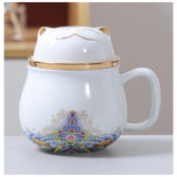 Mug Chat en Porcelaine <br> avec infuseur 320ml