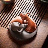 Tea Pets <br> Buffle en Argile