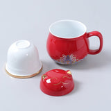 Mug avec infuseur et couvercle