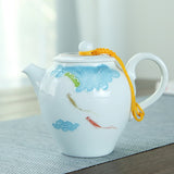 Théière en Porcelaine <br> Vague 170ml