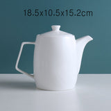 Théière Porcelaine Blanche <br> 700ml-1L