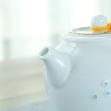 Théière en Porcelaine <br> Vague 170ml