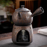 Théière et réchaud vintage