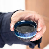 Théière Chinoise Emaillée Bleue <br> Service Gaiwan 200ml