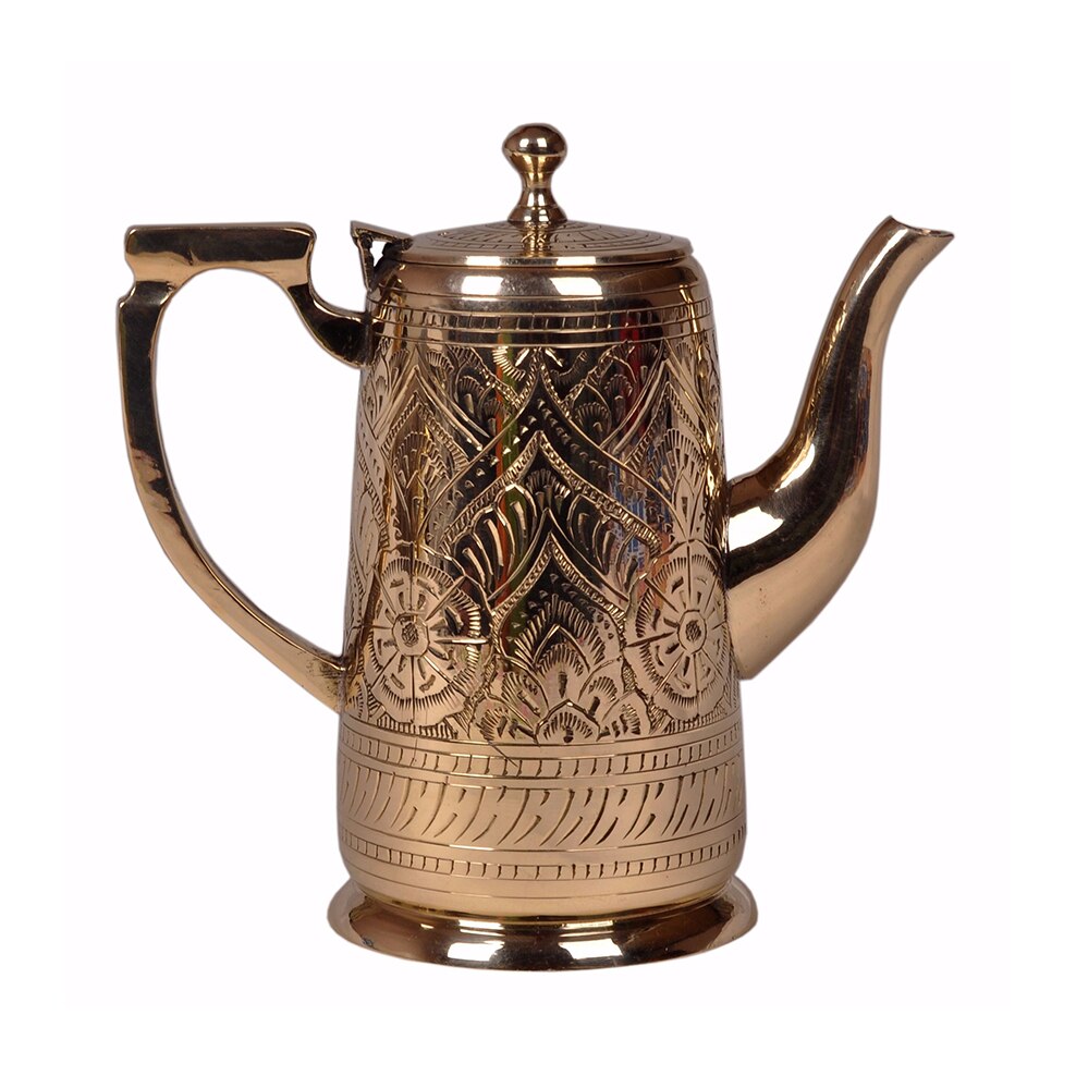 Théière en cuivre - LE TREFLE Vesoul - années 1960 ancien vintage tea pot Théière en cuivre - LE TREFLE Vesoul - années 1960 ancien vintage tea pot