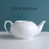 Théière Porcelaine Blanche <br> 700ml-1L