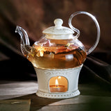 Théière en Verre avec Réchaud