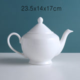 Théière Porcelaine Blanche <br> 700ml-1L